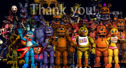 My tier list of fnaf animatronics