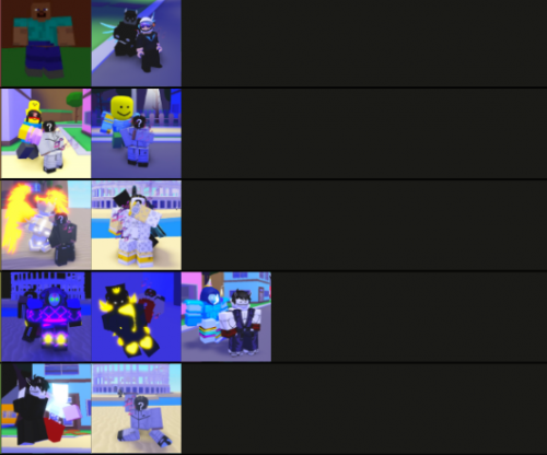 Create a A Universal Time Unobteniables Tier List - TierMaker