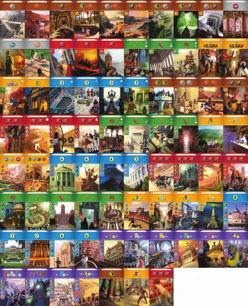 Create A 7 Wonders Cards Tier List TierMaker