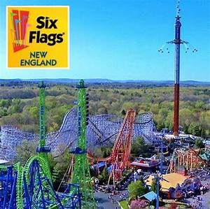 how many rides are at 6 flags new england