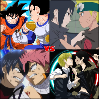 Create a Best Anime Rivalries! Tier List - TierMaker
