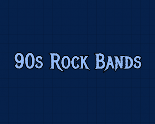 90s Rock Bands Tier List Community Rankings TierMaker
