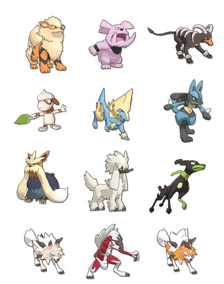 what is the name of the dog pokemon