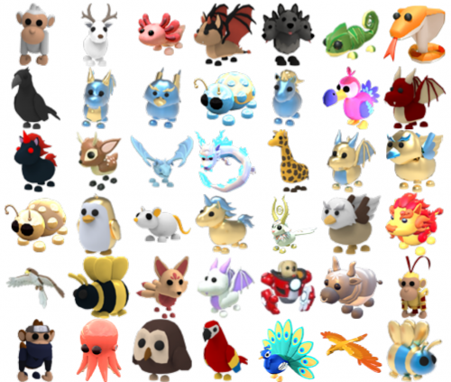 MADE A ADOPT ME LEGENDARY PETS TIER LIST