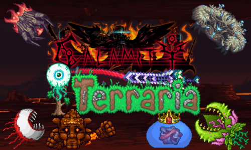 r/Terraria 🌳 على X: I drew mini versions of every boss (Calamity included  because it's a lifestyle)    / X