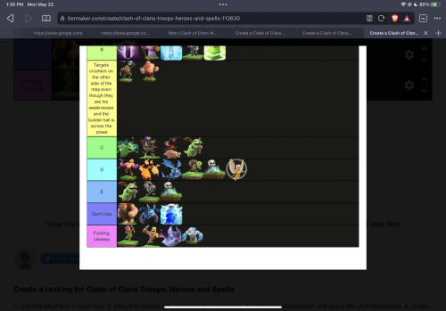 PM Clans Tier List December 2023