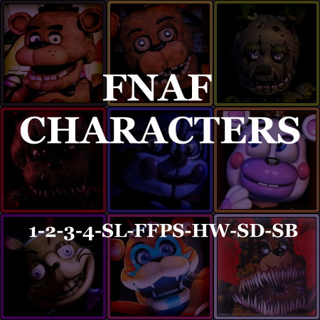 Quiz de FNAF 1, 2, 3, 4 y SL (¿Dificil?)