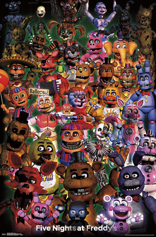 My Opinions of All Fnaf Characters Tier List by Larimar2000 on