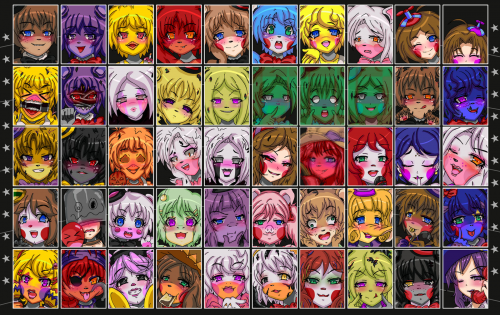 Create a Five Nights in Anime (FNiA) Characters Tier List - TierMaker