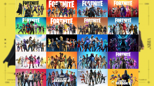 Create a All Fortnite Battle Pass Outfits (Until CH3S3) Tier List ...