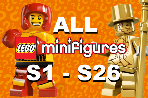 Create a All Lego Collectible Minifigures up to Series 26, in order ...