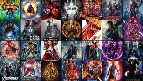 Create a all mcu movies/shows Tier List - TierMaker