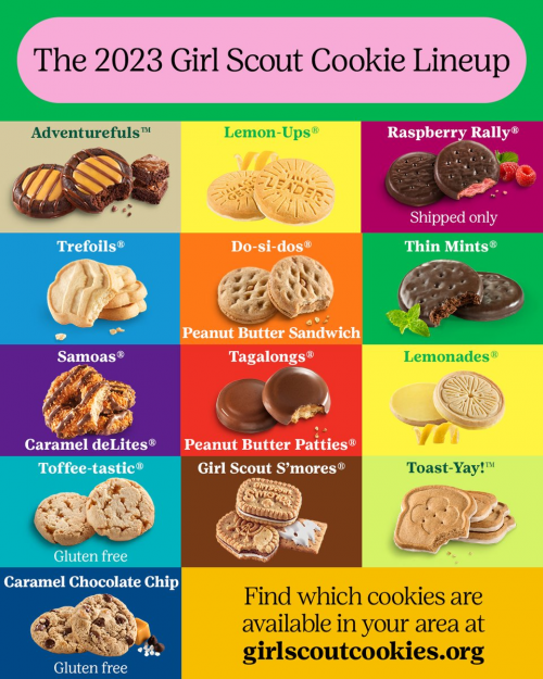 Create A American Girl Scout Cookies 2023 Tier List TierMaker