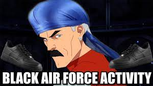 anime characters with black air force 1 energyTikTok Search