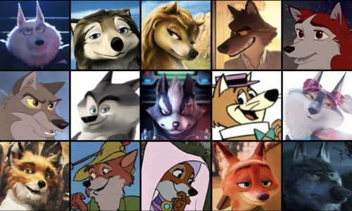 Animated Wolves Foxes Based On Which Are Hottest Tier List Community 