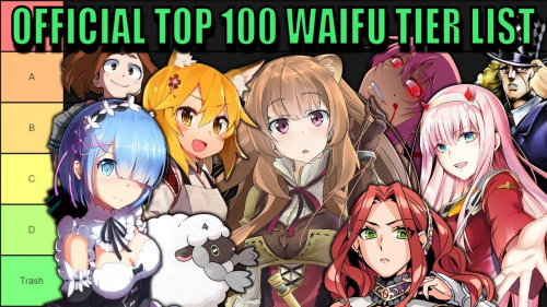 Create a Best anime waifu Tier List - TierMaker