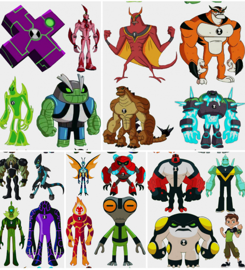 Ben 10 Reboot Alien Tier list