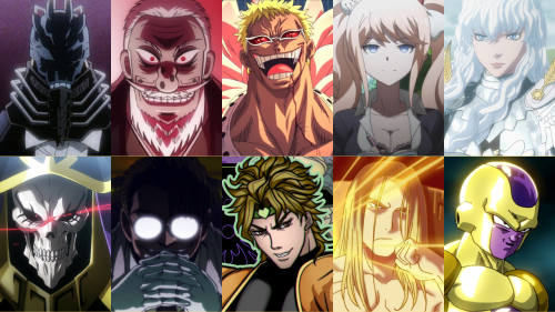 Create A Best Anime Villains that I Dont Like Tier List TierMaker