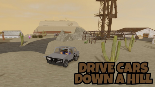Drive Cars Down A Hill! [April] - Roblox