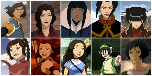 Create a Best Girl In Avatar Tier List - TierMaker