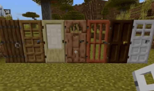 my minecraft DOOR TIER LIST! #minecraft #tuxbowdie #doors