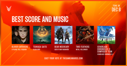 'Best Score and Music' - The Game Awards 2022 Tier List (Community ...