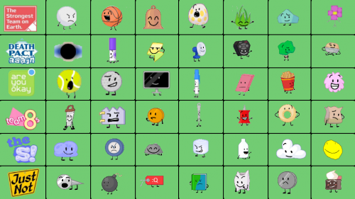 Create a bfdi your way my cast Tier List - TierMaker