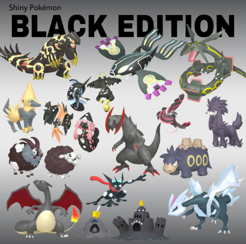 Create a Black Shiny pokemon Tier List - TierMaker