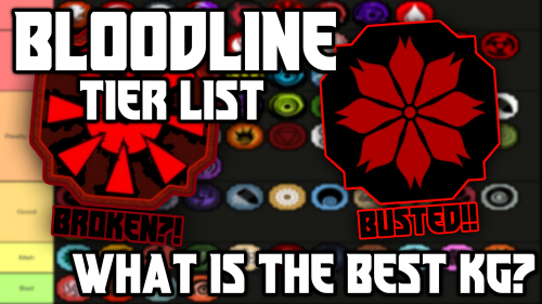 bloodline tier list (my opinion)