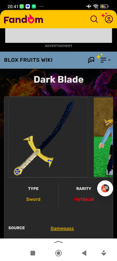 Blox Fruits Wiki Swords