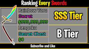 Blox Fruits Sword Tier List (Community Rankings) - TierMaker