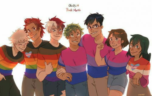 All the Canonically LGBTQ+ Characters in 'My Hero Academia