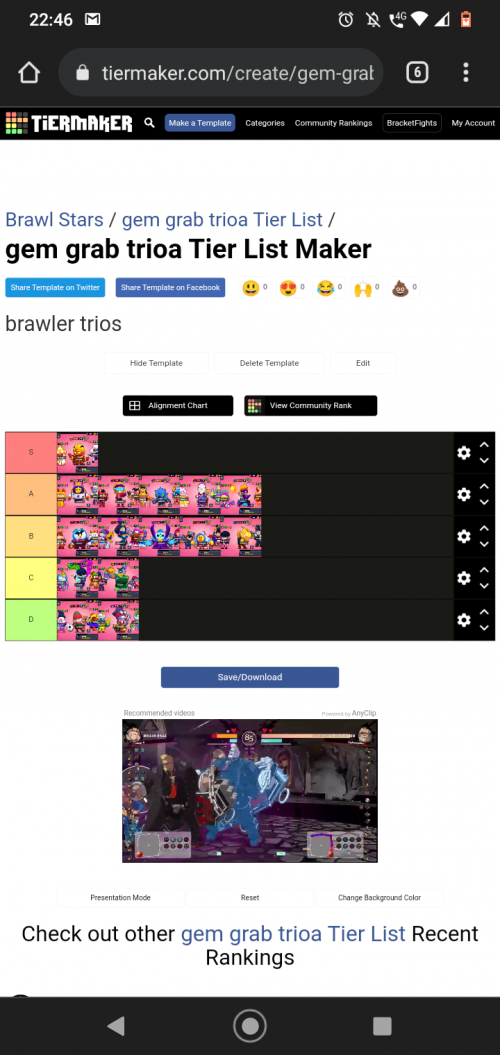 Brawl Ball Trios Tier List (Community Rankings) - TierMaker