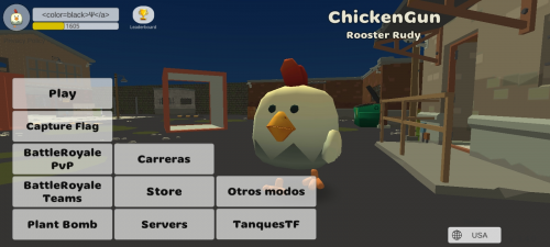 Chicken gun vs chicken gun private server vs rooster Rudy 😂 