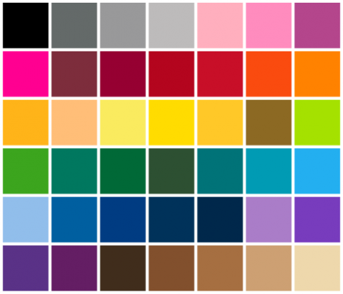 Create a CI Ink Colors Tier List - TierMaker