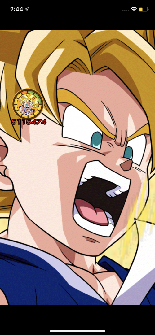 Live wallpaper LR Super Saiyan Goku  Dokkan Battle DOWNLOAD 47810