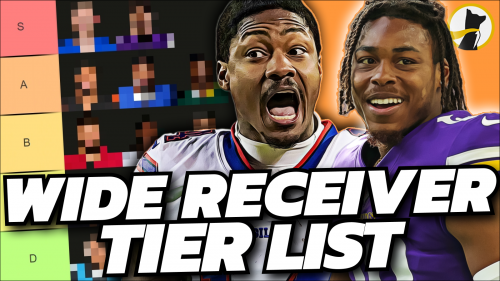 NFL Wide Receiver Tier List 2022