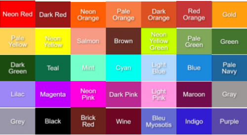 Create a Favorite Color Tier List - TierMaker