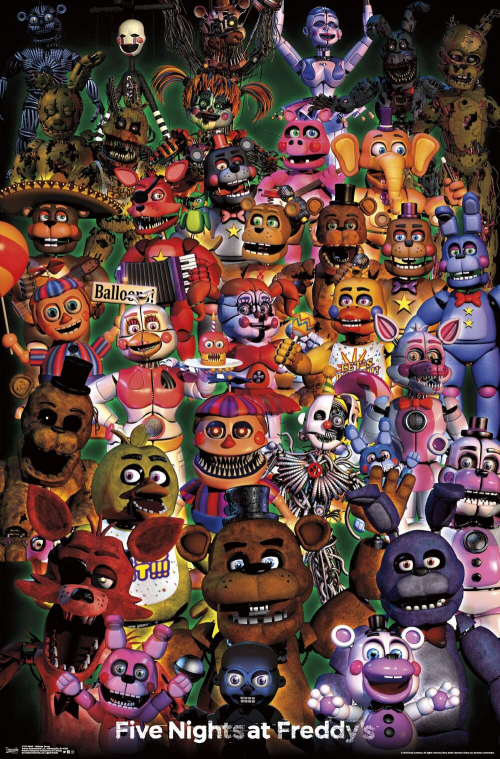 Five Nights At Freddy's All Characters Tier List Maker 