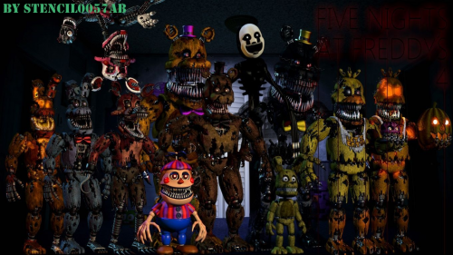 Which FNAF 4 animatronic are you?