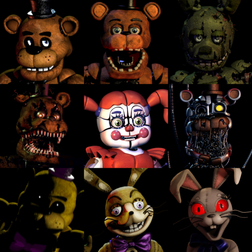 FNAF ANIMATRONICS TIER LIST