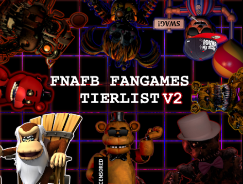 Create a fnaf characters tierlist (fixed) Tier List - TierMaker