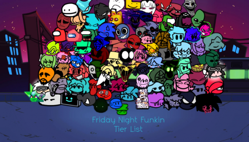 I made a FNF mod tier list (All the mods I have played and beat