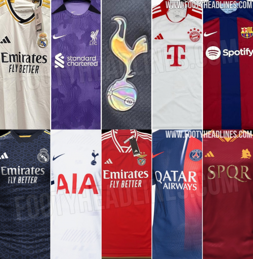 Create a 2324 european football kits Tier List TierMaker