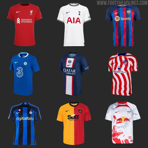 Create a Football Kits 22/23 Tier List TierMaker