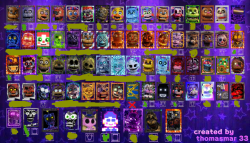 Create a Ultimate Fnaf ar modpack Tier List - TierMaker