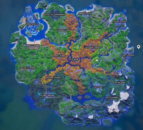 Create a Fortnite Chapter 2 Season 6 Map Locations Tier List - TierMaker