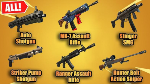 fortnite chapter 3 season 5 weapons