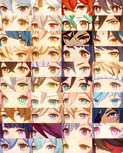 Create a Genshin Impact Eyes Tier List - TierMaker