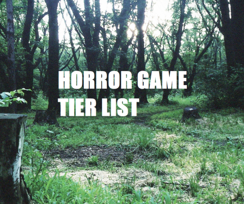 Create A Horror Game Tier List Tiermaker